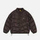 Dime - Midweight Wave Puffer Jacket - Espresso