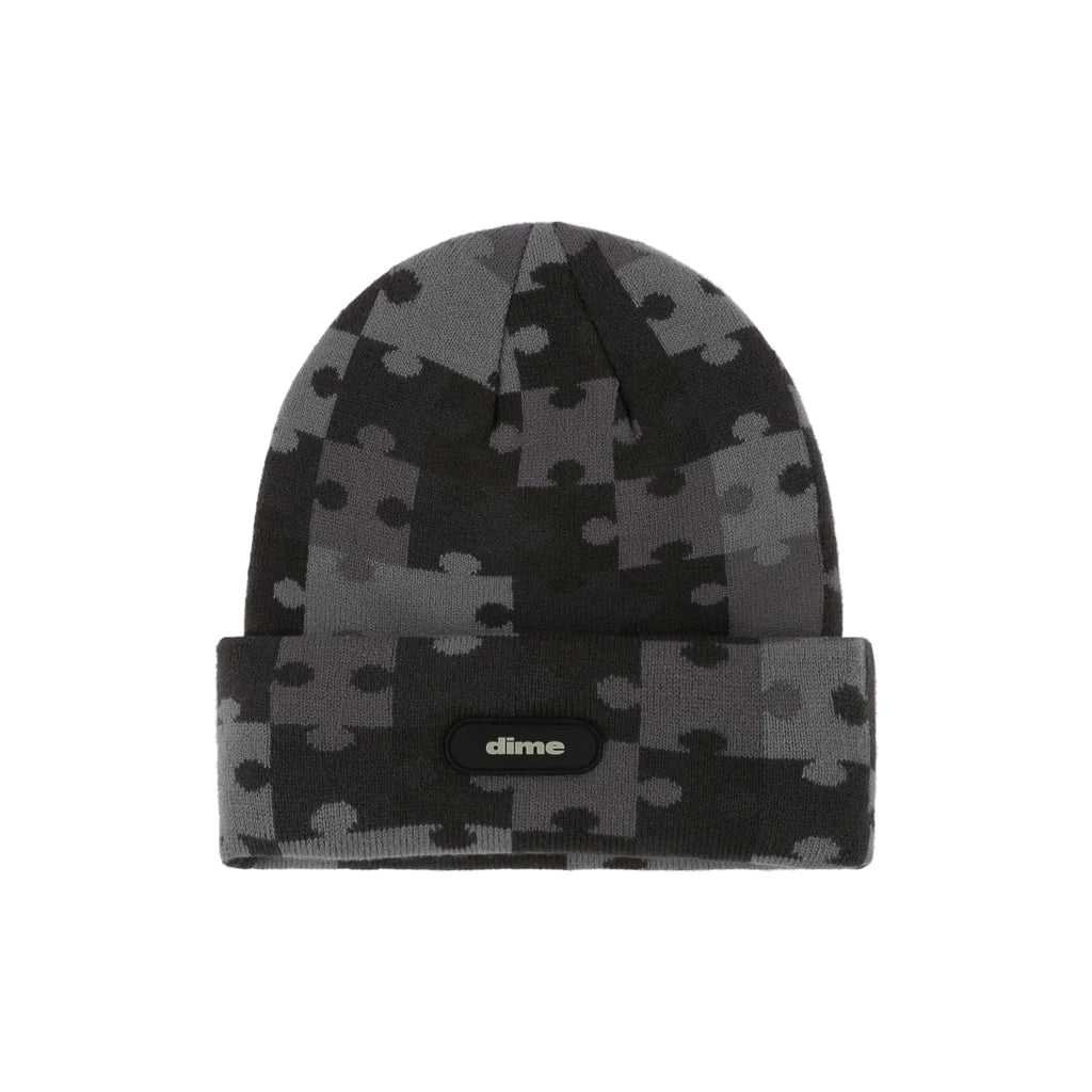 Dime - Puzzle Fold Beanie - Charcoal