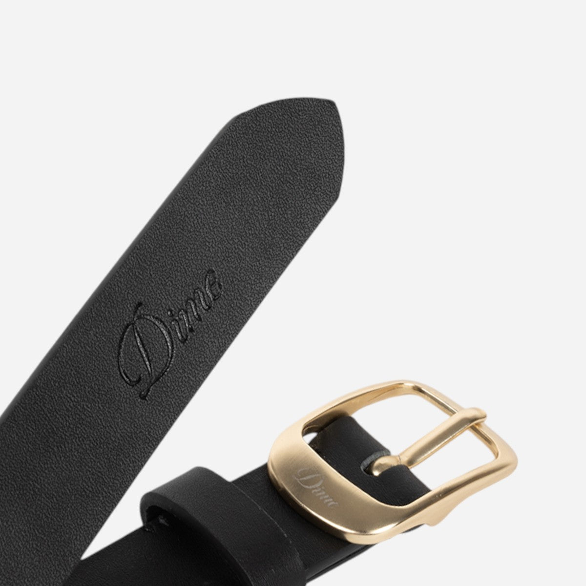 Dime - Dress Leather Belt - Black