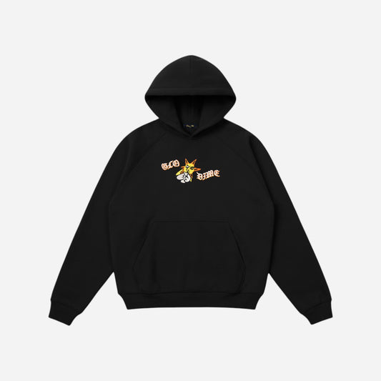 Dime x Glo Gang - Glo Dime Sun Hoodie - Black