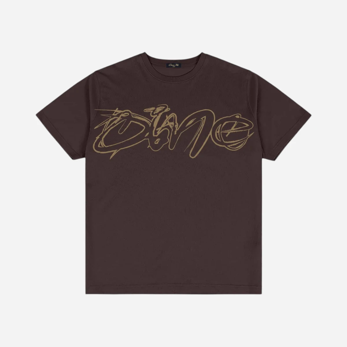 Dime - Fine Lines Tee - Dark Brown