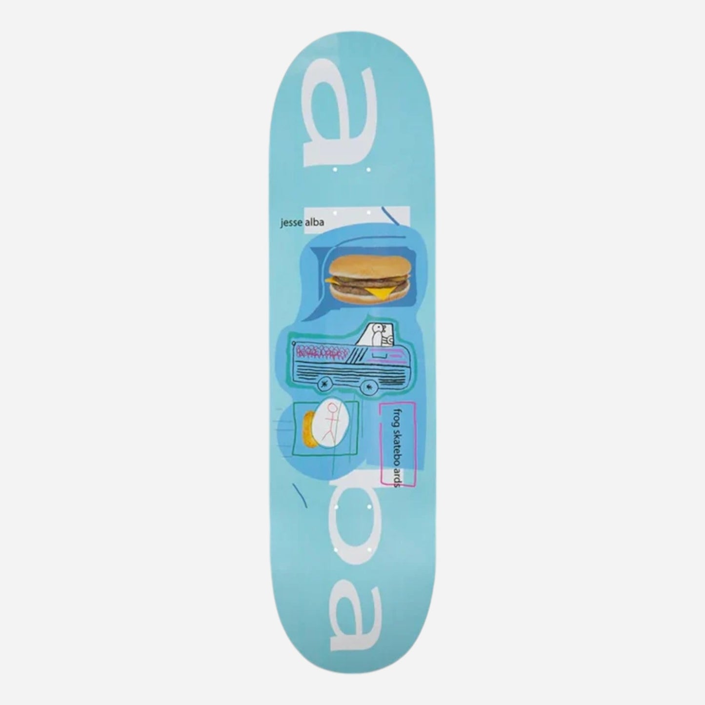 Frog - Jesse Alba Hamburger Truck Deck - 8.5"