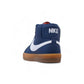 Nike SB - Blazer Mid Orange Label Shoes - Navy/White/Gum