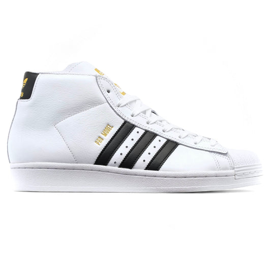 ADIDAS - Pro Model ADV Shoes - White/Black/Gold