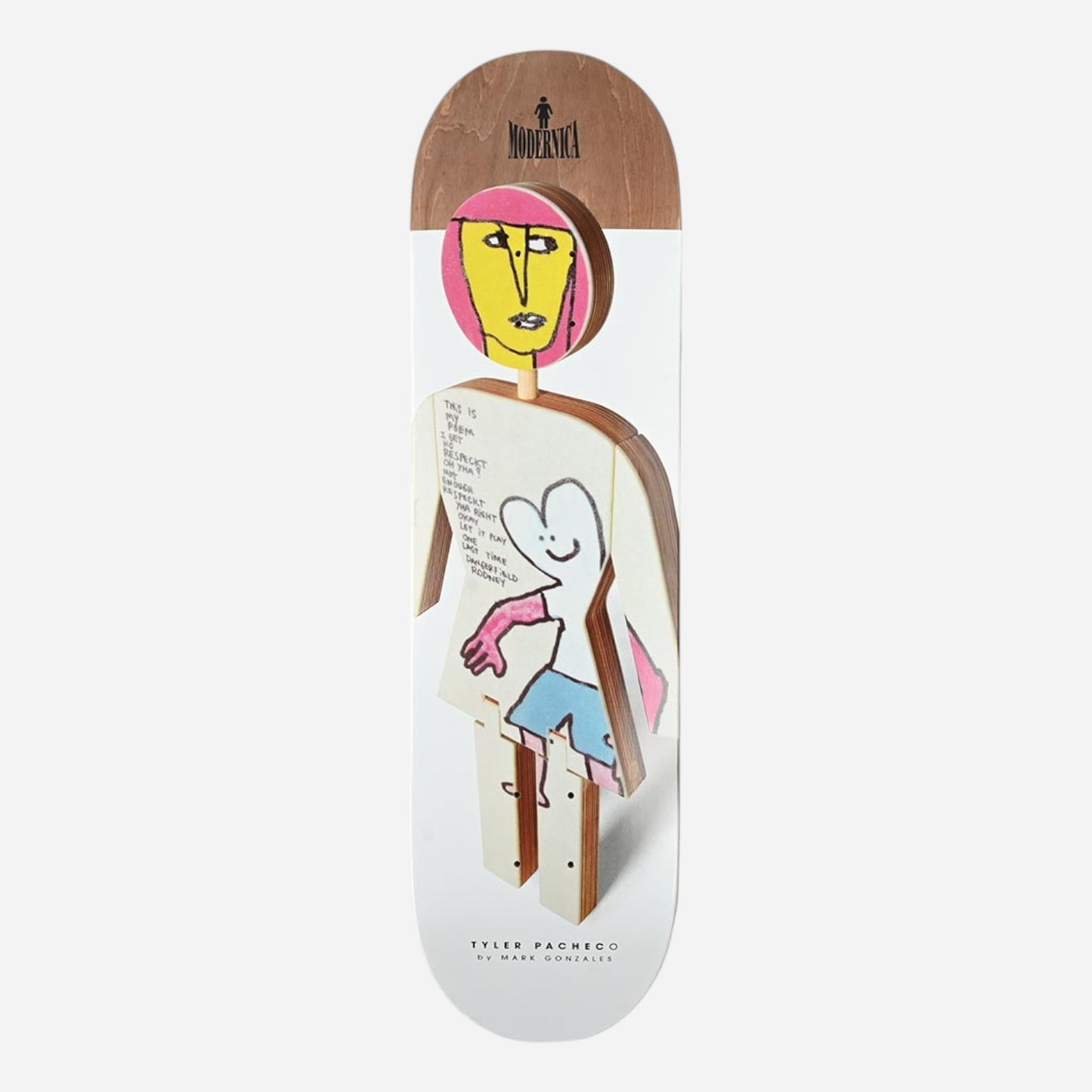 Girl - Tyler Pacheco Modernica Gonz Deck - 8.375"