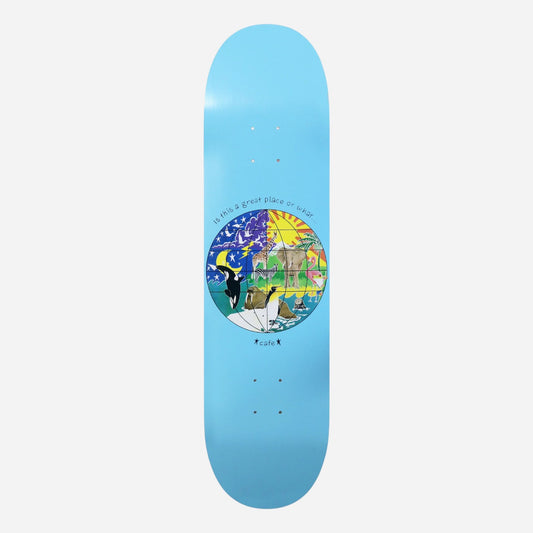 Skateboard Café - Great Place Baby Blue Deck - 8.0"