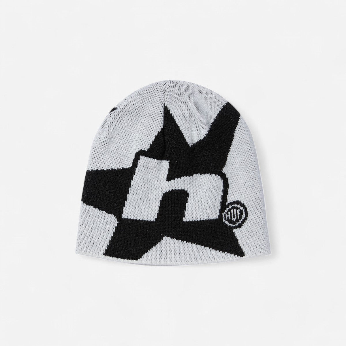 HUF - H Star Skull Beanie - White