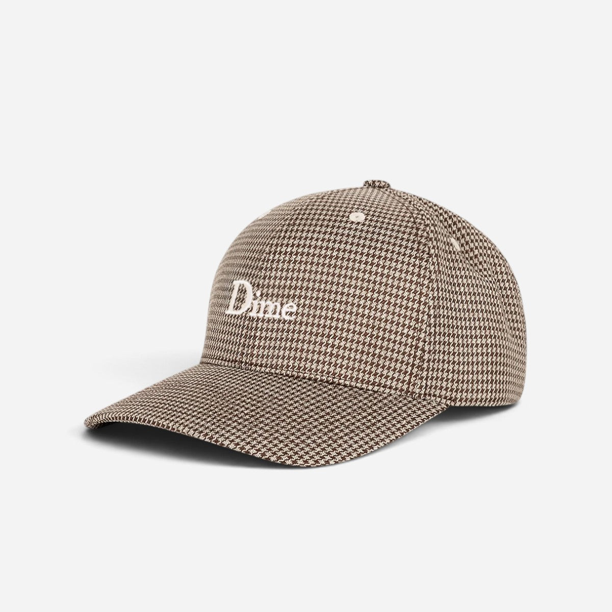 Dime - Classic Houndstooth Low Pro Cap - Camel