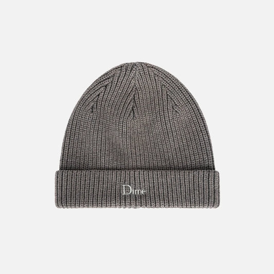 Dime - Rib Fold Beanie - Dark Grey
