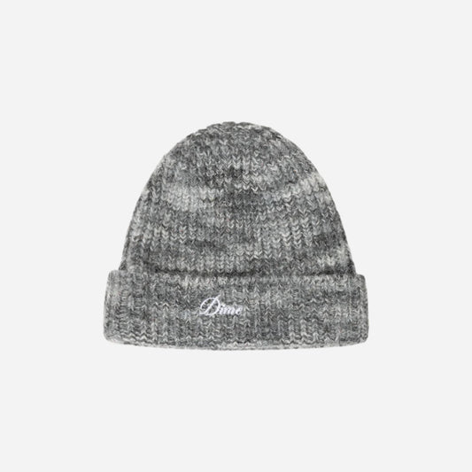 Dime - Fuzzy Fold Beanie - Charcoal Multi