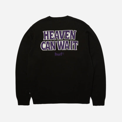 HUF - Heaven Can Wait Crewneck - Black