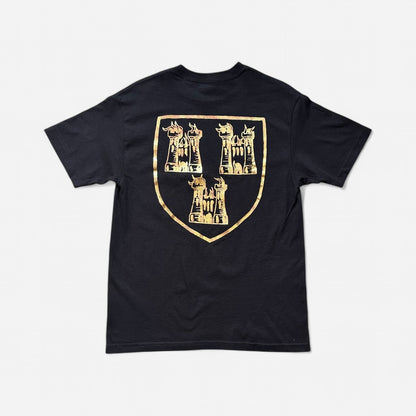 High Rollers - Coat of Arms Tee - Black/Gold Foil