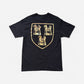 High Rollers - Coat of Arms Tee - Black/Gold Foil