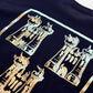 High Rollers - Coat of Arms Tee - Black/Gold Foil