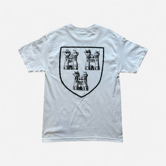 High Rollers - Coat of Arms Tee - White/Charcoal