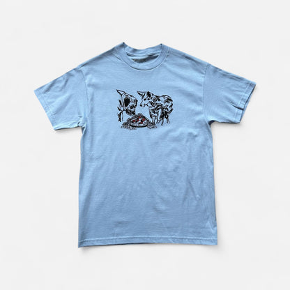 High Rollers - Doggie Dice Tee - Powder Blue