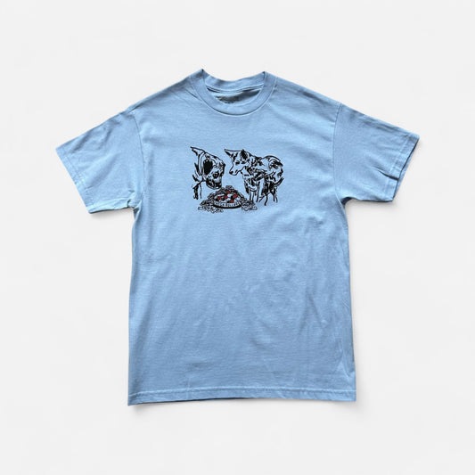 High Rollers - Doggie Dice Tee - Powder Blue