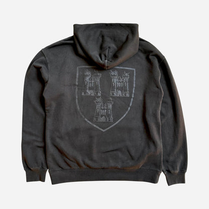 High Rollers - Coat Of Arms Hoodie -  Faded Black/Gloss Black