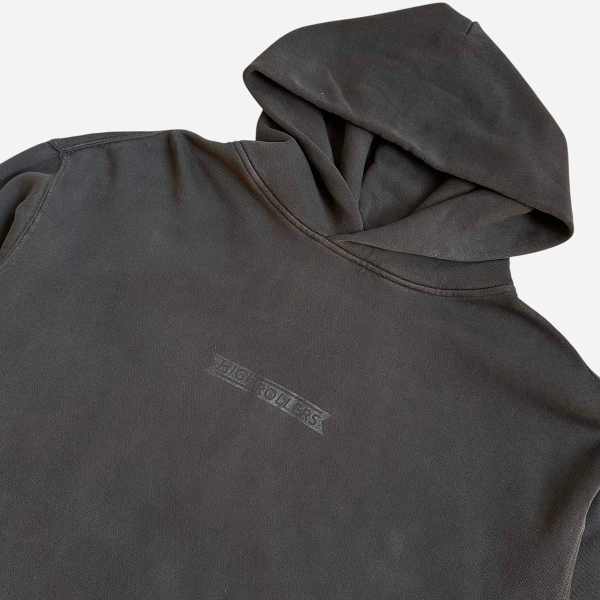High Rollers - Coat Of Arms Hoodie -  Faded Black/Gloss Black