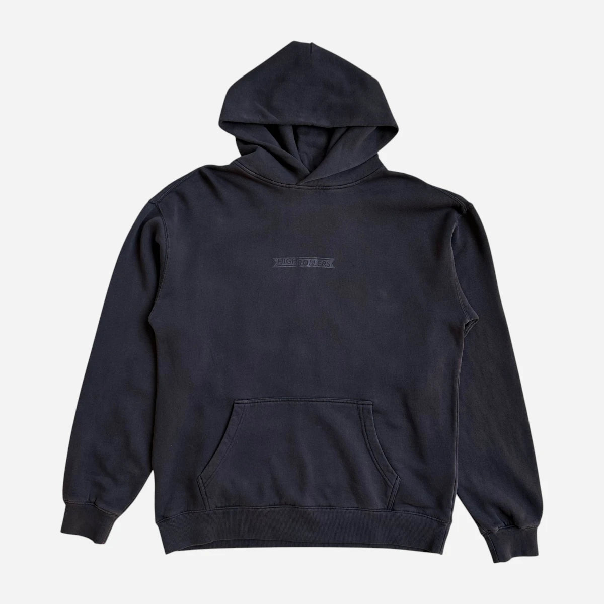 High Rollers - Coat Of Arms Hoodie -  Faded Black/Gloss Black