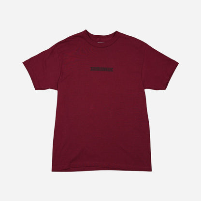 High Rollers - Coat of Arms Ribbon Logo Tee - Burgundy/Black