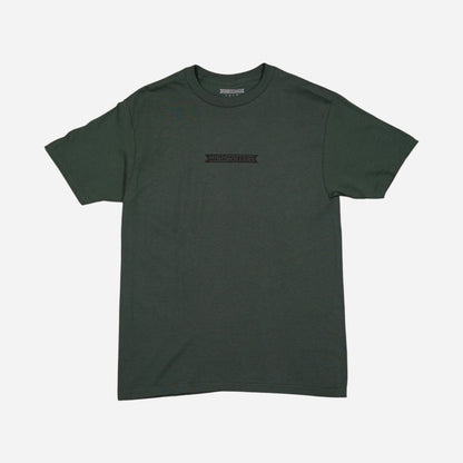 High Rollers - Coat of Arms Ribbon Logo Tee - Forest Green/Black