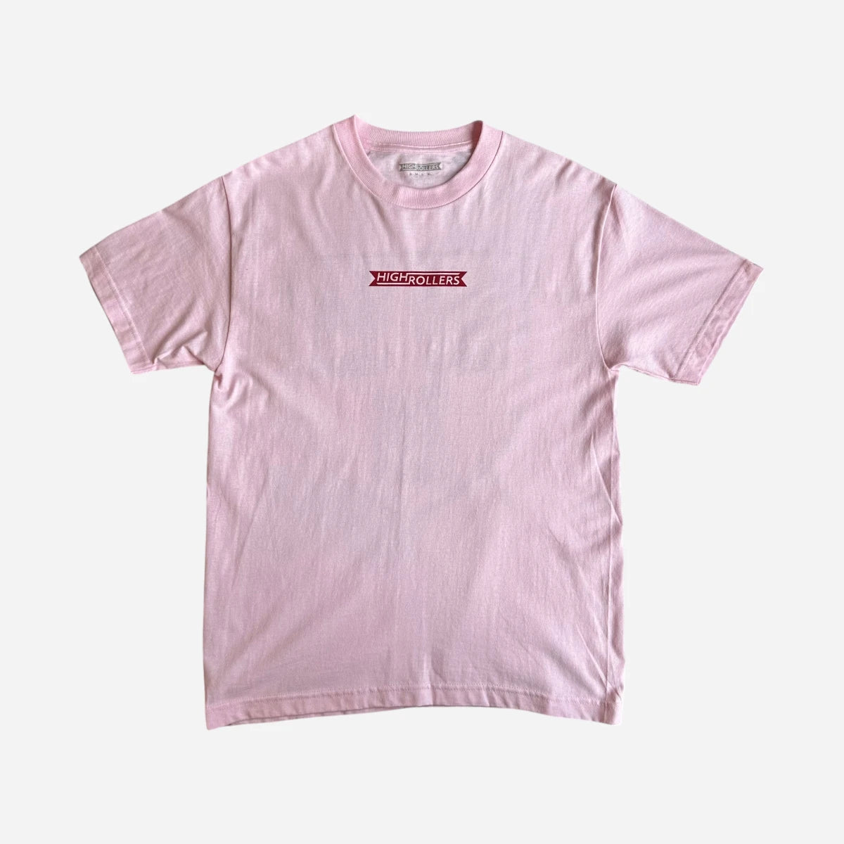 High Rollers - Coat Of Arms Tee - Pink/Red