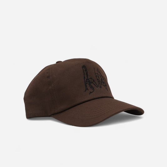 High Rollers - Gang Sign 5 Panel Cap - Brown/Black