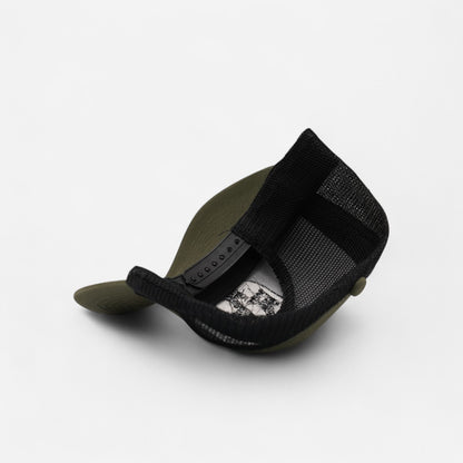 High Rollers - Coat Of Arms Trucker Cap - Forest Green/Black