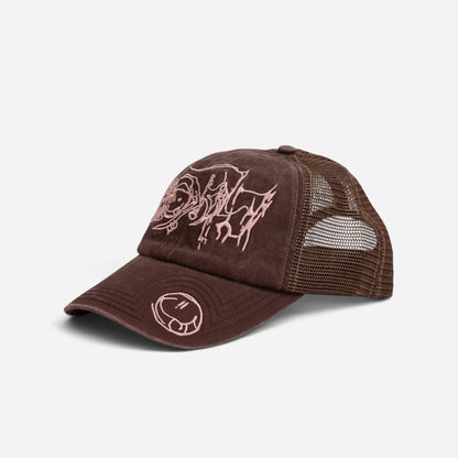 Hoddle - LG Hill Trucker Cap - Brown