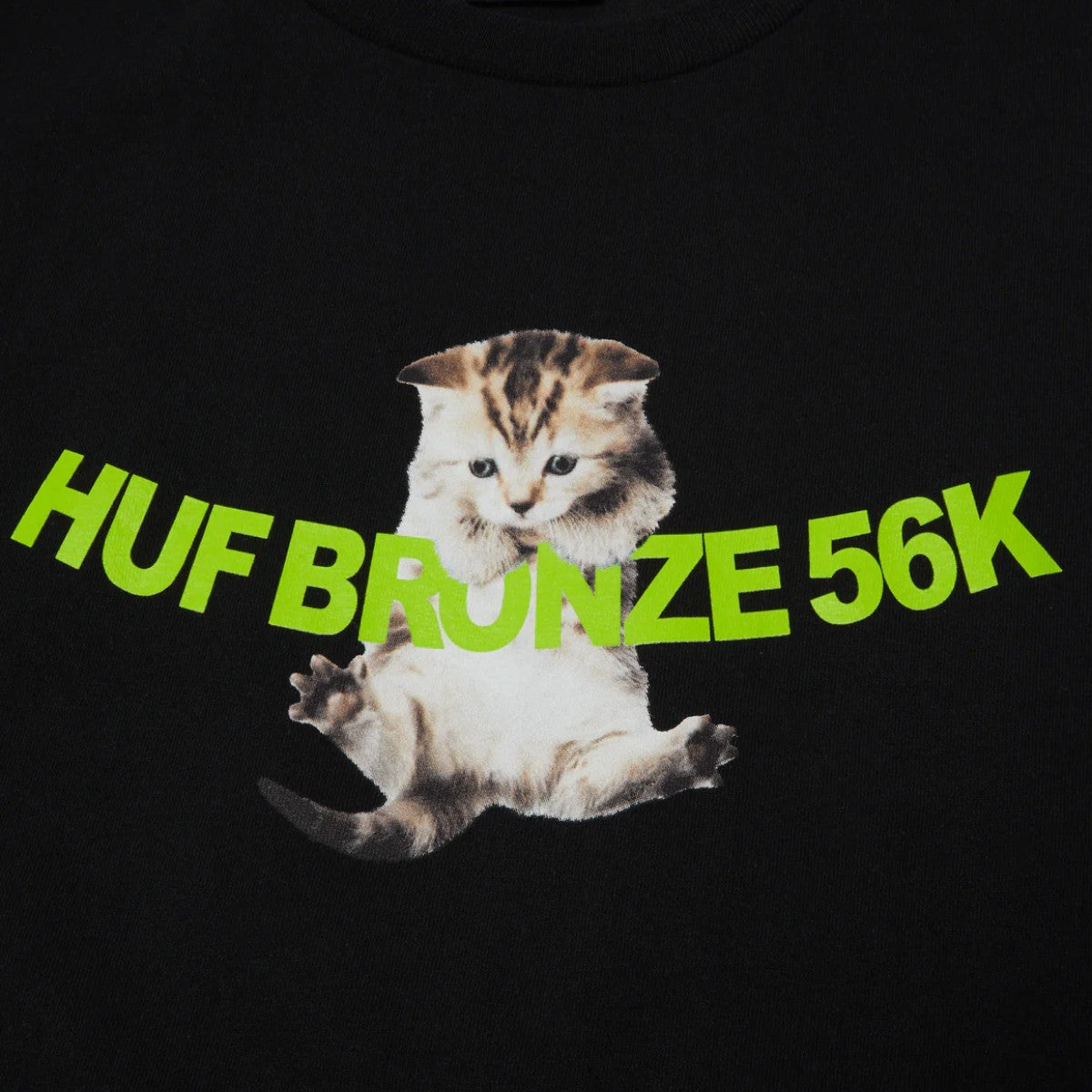 HUF X Bronze 56K - Hang In There Tee - Black