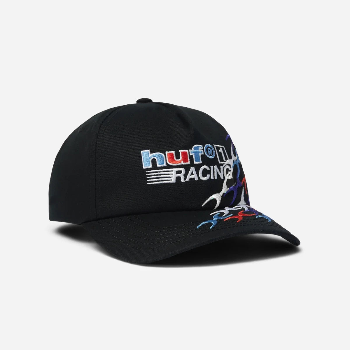 HUF - One Racing 5 Panel Cap - Black