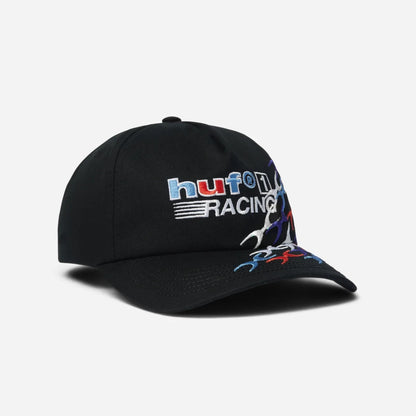 HUF - One Racing 5 Panel Cap - Black