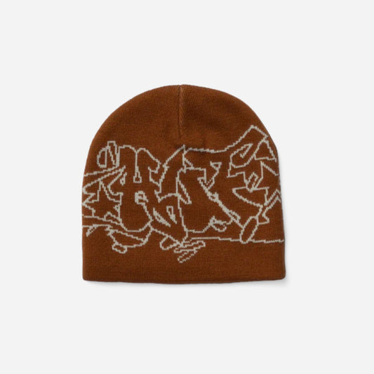 Huf - Outline Skull Beanie - Russet