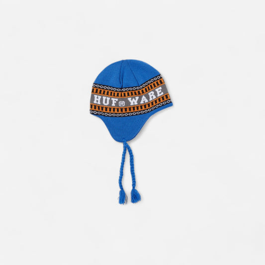 HUF X Bronze 56K - Flap Beanie - Blue