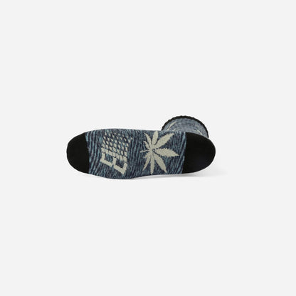 HUF X Bronze 56K - Plant Life Marled Sock - Black