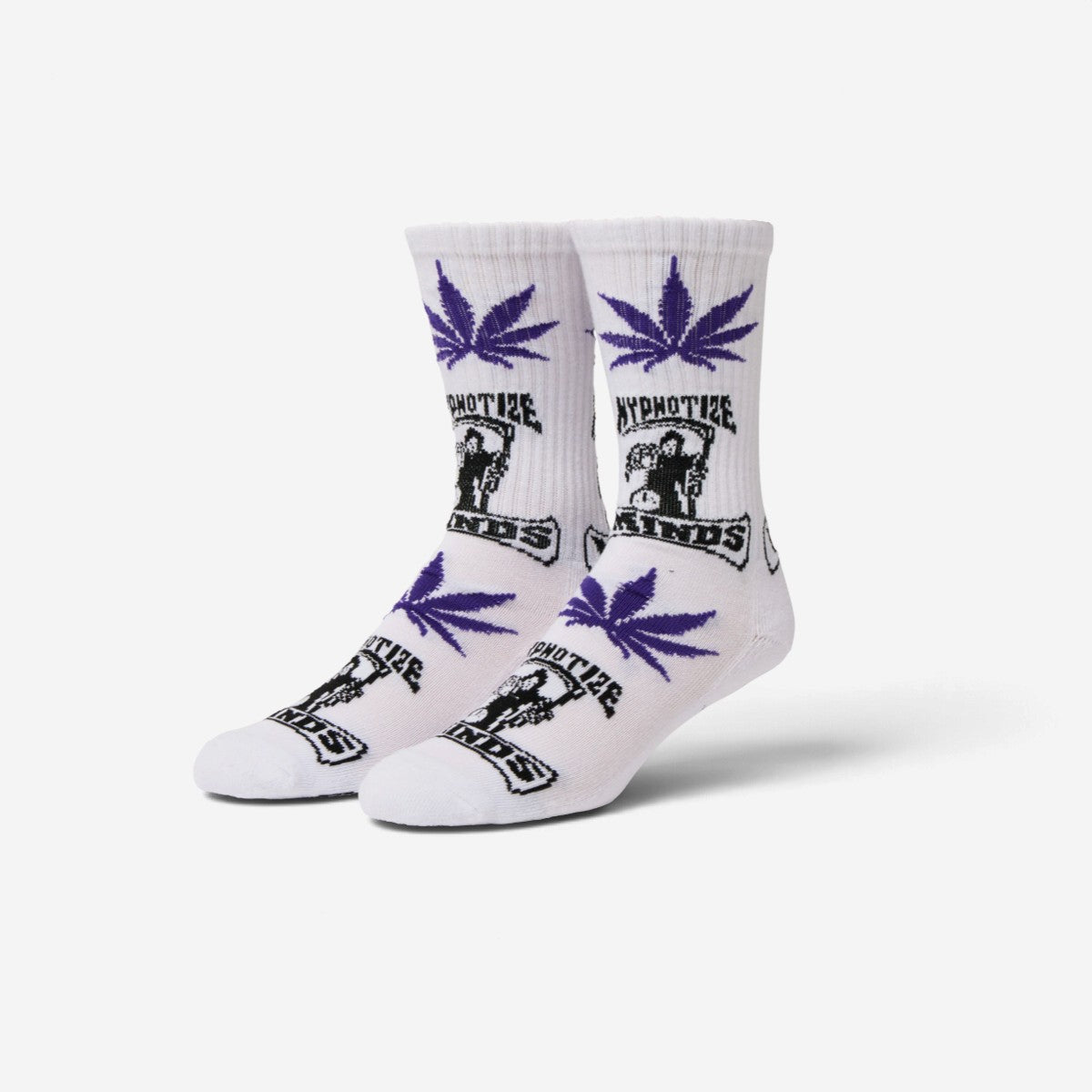 HUF - Three 6 Mafia Hypnotize Minds Plantlife Socks - White
