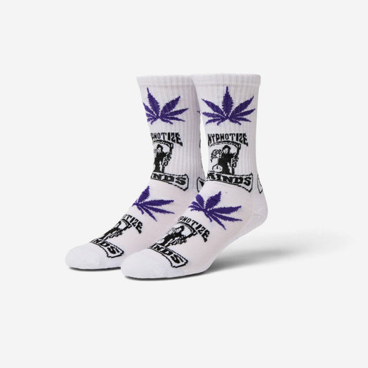HUF - Three 6 Mafia Hypnotize Minds Plantlife Socks - White