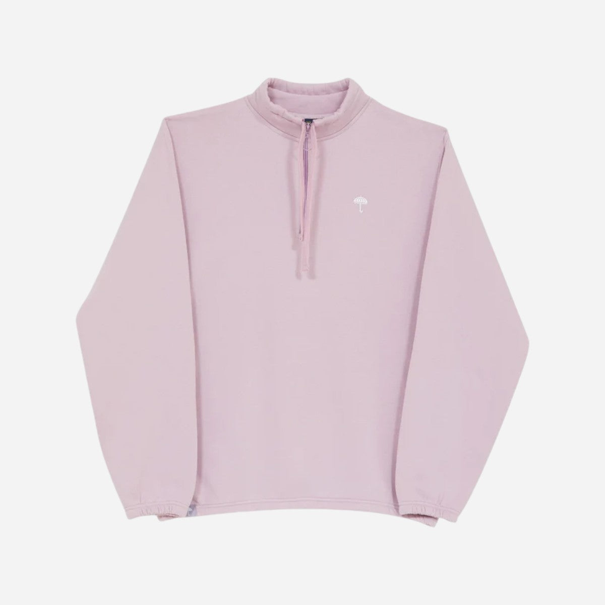 Hélas - Classic Embroidered Quarter Zip - Light Purple