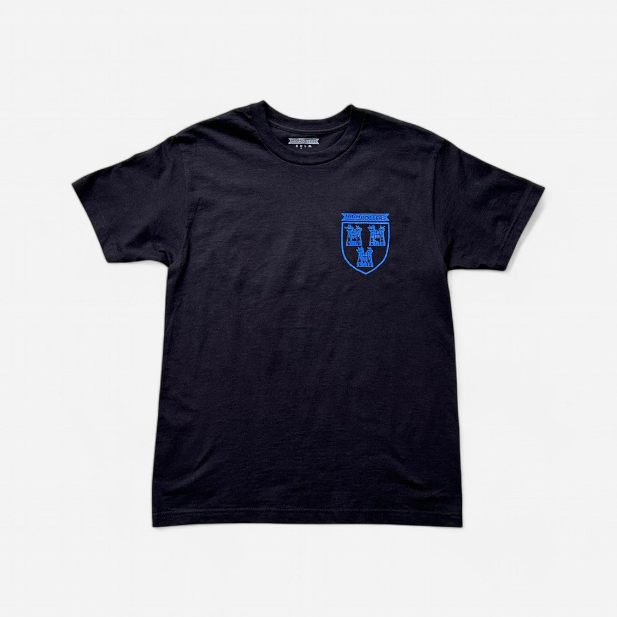 High Rollers - Coat of Arms Tee - Black/Dark Blue