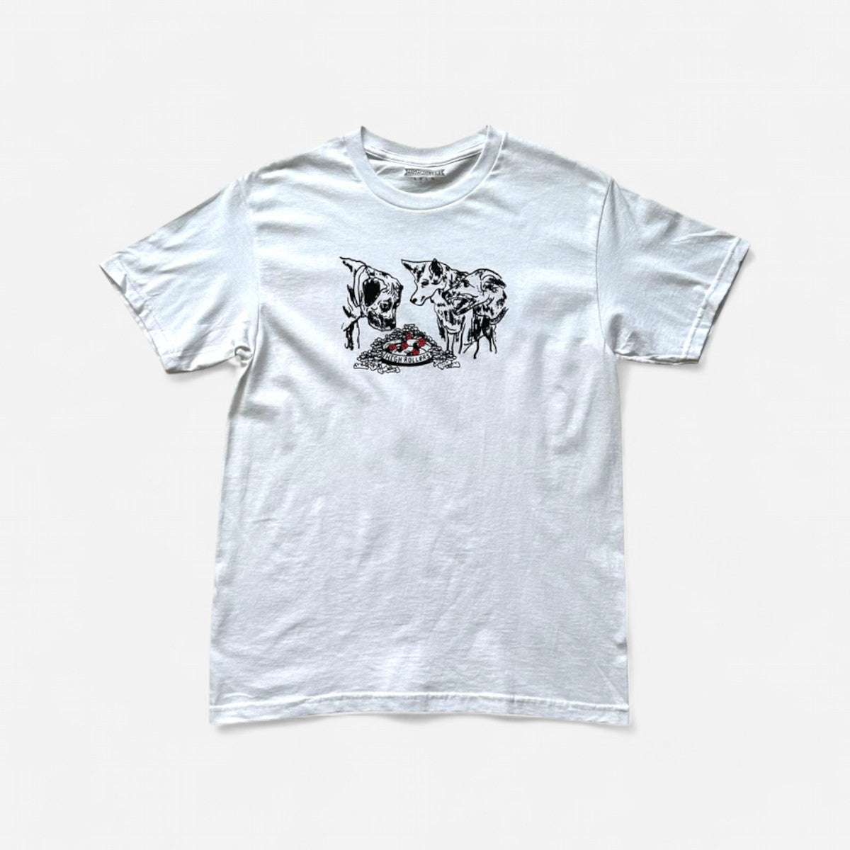 High Rollers - Doggie Dice Tee - White/Black