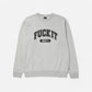 HUF - Fuck It Crewneck - Heather Grey