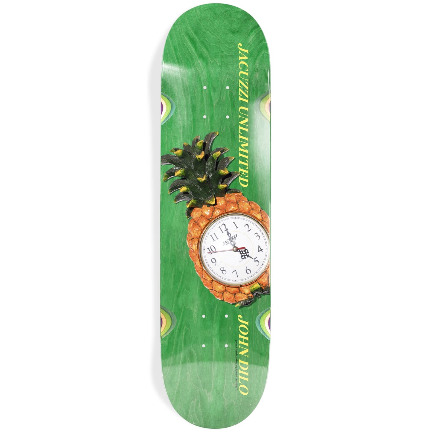 Jacuzzi Unlimited John Dilo Secret Formula Deck 8.5" Wheel Wells High Rollers Skate Store