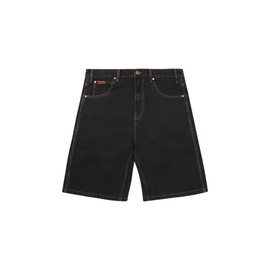 Butter Goods - Baggy Denim Shorts - Washed Black