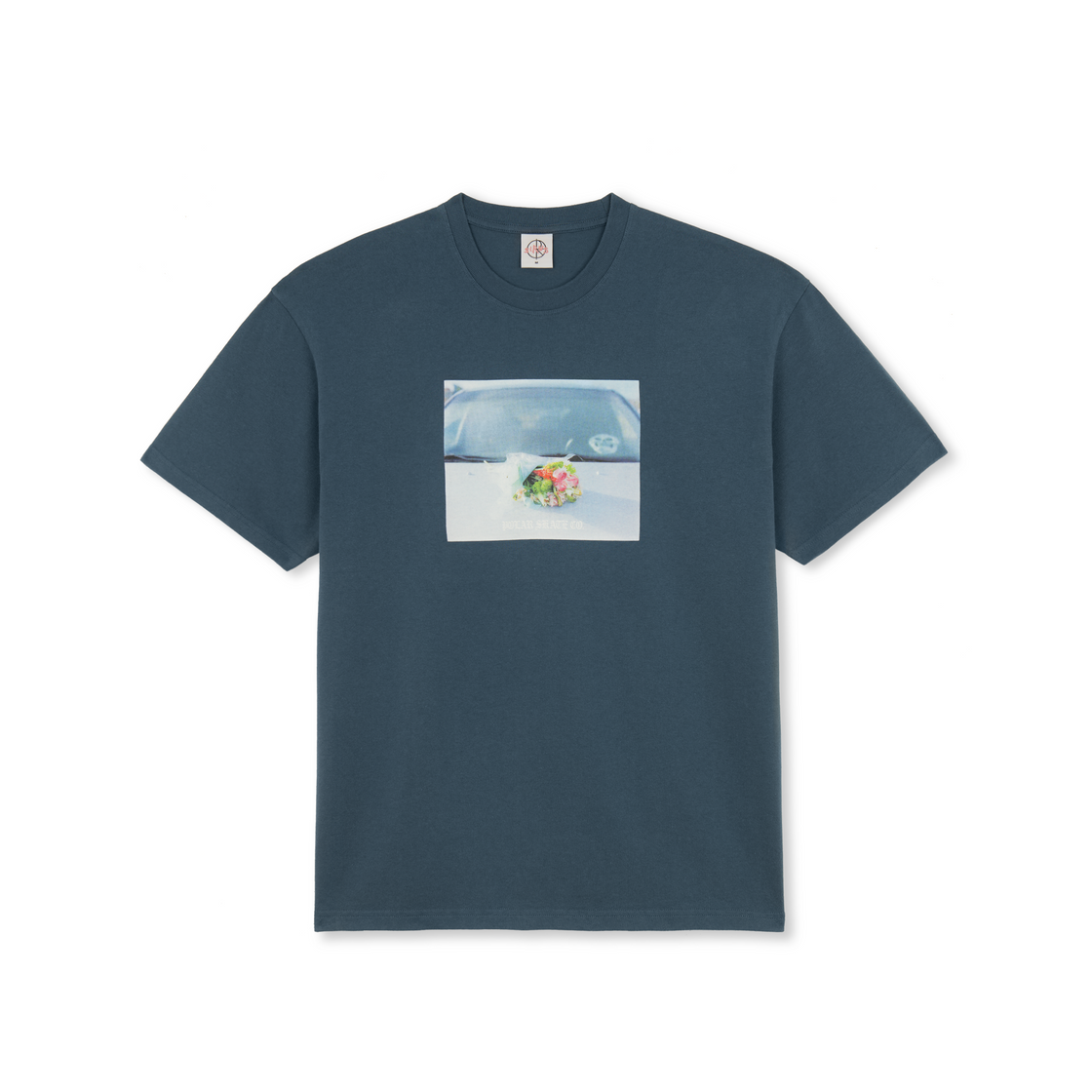 Polar - Dead Flowers Tee - Grey Blue