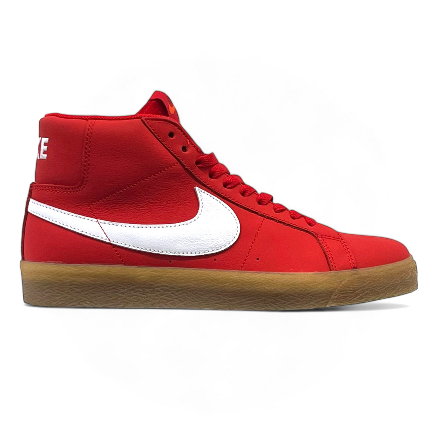Nike SB - Blazer Mid Orange Label Shoes - Red/White/Gum