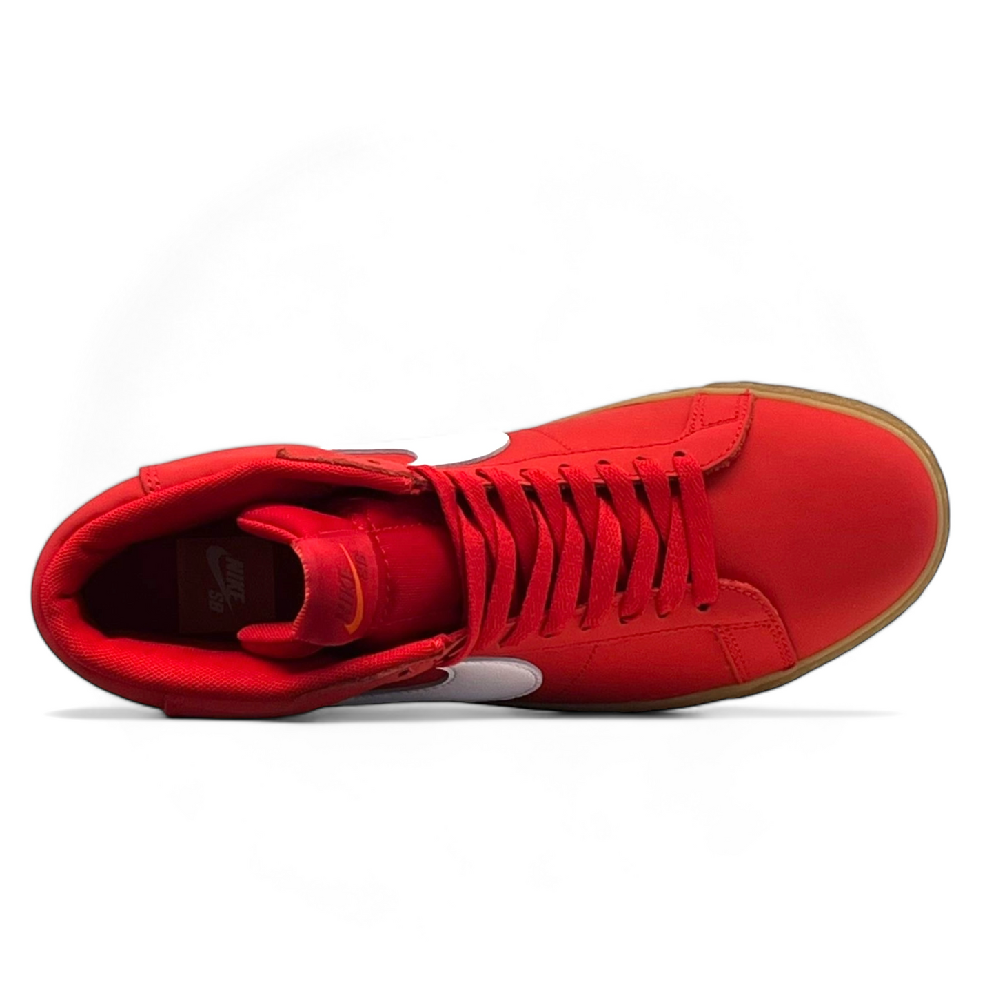 Nike SB - Blazer Mid Orange Label Shoes - Red/White/Gum