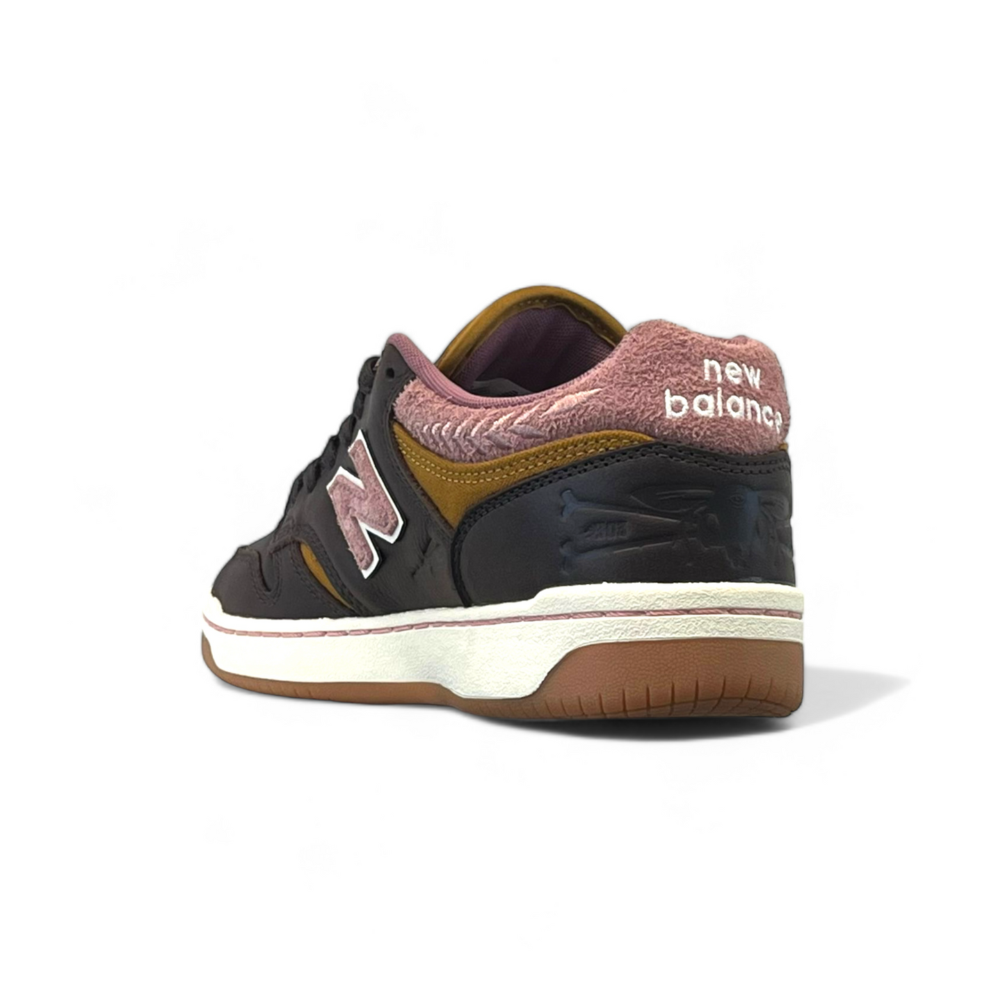 New Balance Numeric x 303 x Jeremy Fish - 480 Shoes - Brown/Pink