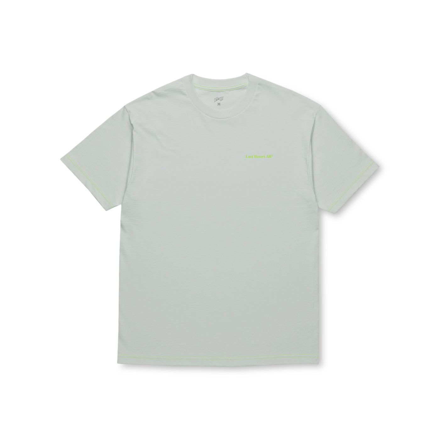 Last Resort AB - Atlas Monogram Tee - Green Tint/Neon