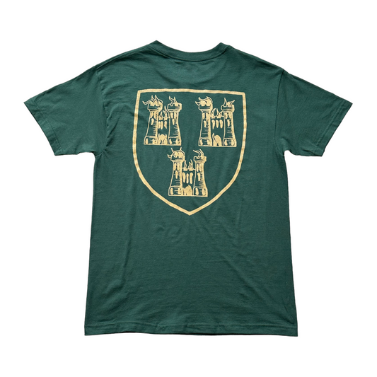 High Rollers - Coat of Arms Tee - Emerald/Gold